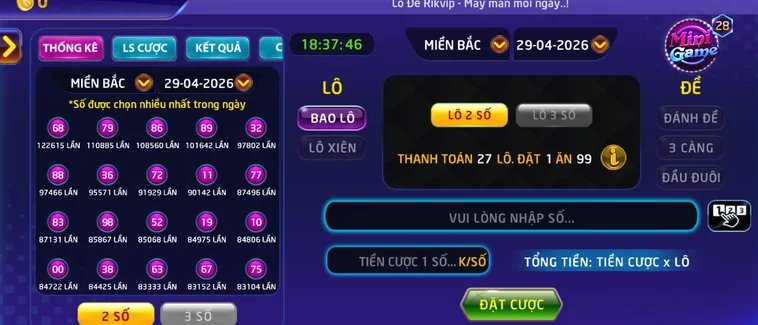 Chinh Phục Đỉnh Cao Lô Đề 1 Ăn 900 Tại RikVip Tỷ Lệ Thưởng Cực Khủng