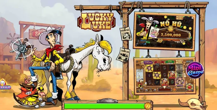 Nổ Hũ Lucky Luke Tại RikVip Khám Phá Thế Giới Cao Bồi Miền Tây Hoang Dã