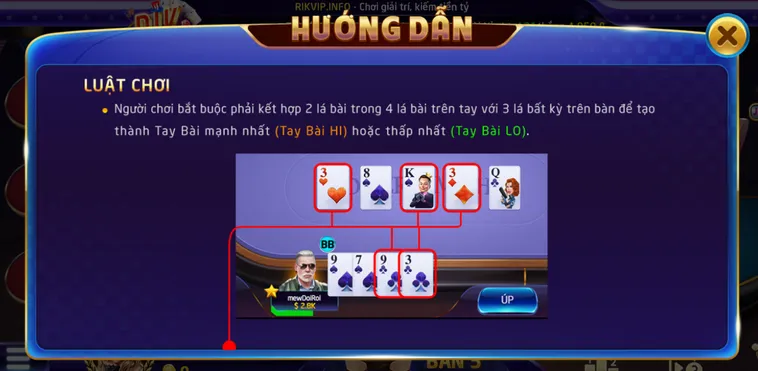 Khám Phá Đỉnh Cao Omaha Poker 6 Tại RikVip Cùng Cơ Hội Làm Giàu Cực Nhanh