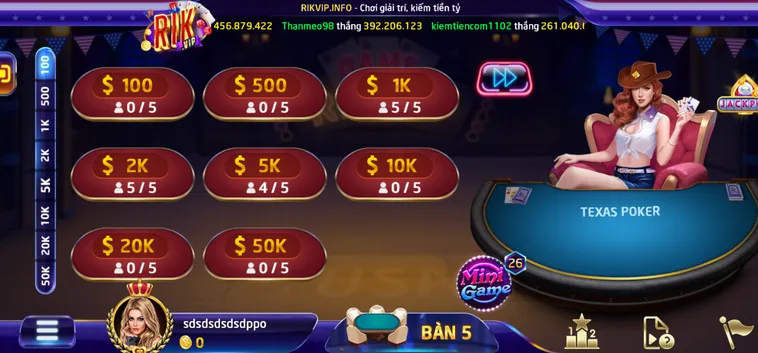 Texas Poker Tại RikVip Sân Chơi Của Những Cao Thủ Đấu Trí Đẳng Cấp Nhất