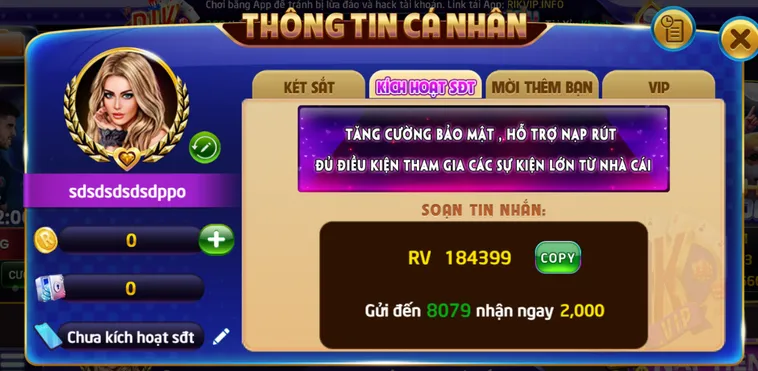 Bảo mật đa tầng an toàn cho người chơi.