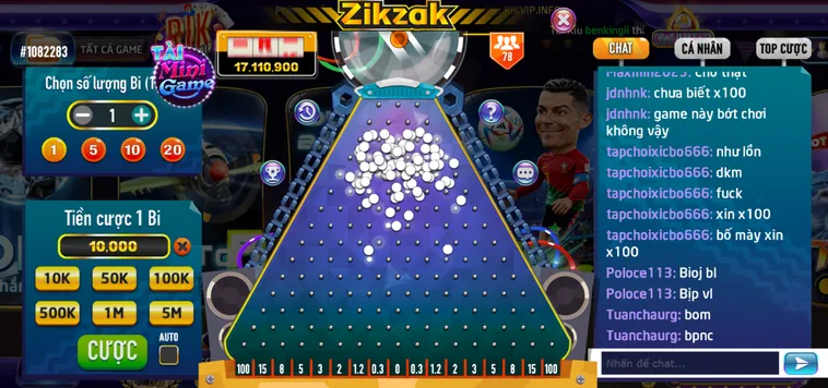 Khám Phá Sự Kịch Tính Của Minigame Zik Zak Tại RikVip Với Giải Thưởng Hấp Dẫn